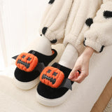 Maxbell Halloween Pumpkin Slippers Cute Party Favors Home Floor Slides Festival Gift Size 42 43