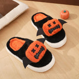 Maxbell Halloween Pumpkin Slippers Cute Party Favors Home Floor Slides Festival Gift Size 44 45