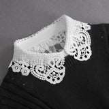 Maxbell Fake Collar Adjustable Elegant Women False Collar for Clothes Outfits Shirts White