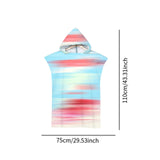 Maxbell Hooded Poncho Towels Absorbent Reusable Beach Towel for Child Adult Swimming Type A