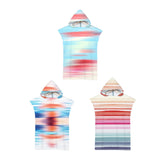 Maxbell Hooded Poncho Towels Absorbent Reusable Beach Towel for Child Adult Swimming Type A