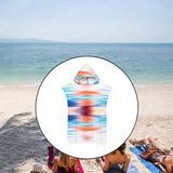 Maxbell Hooded Poncho Towels Absorbent Reusable Beach Towel for Child Adult Swimming Type B