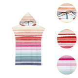 Maxbell Hooded Poncho Towels Absorbent Reusable Beach Towel for Child Adult Swimming Type C