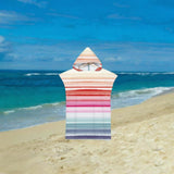 Maxbell Hooded Poncho Towels Absorbent Reusable Beach Towel for Child Adult Swimming Type C
