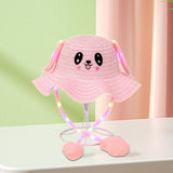 Maxbell Kids Bunny Hat with Light Cute with Moving Ears for Traveling Birthday Trips Pink