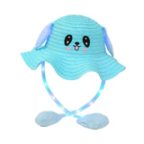 Maxbell Kids Bunny Hat with Light Cute with Moving Ears for Traveling Birthday Trips Blue