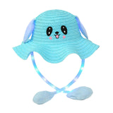 Maxbell Kids Bunny Hat with Light Cute with Moving Ears for Traveling Birthday Trips Blue