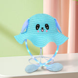 Maxbell Kids Bunny Hat with Light Cute with Moving Ears for Traveling Birthday Trips Blue