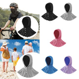 Maxbell Cooling Hoodie Towel Breathable Fashion Wrap for Running Cycling Hiking Black