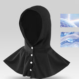 Maxbell Cooling Hoodie Towel Breathable Fashion Wrap for Running Cycling Hiking Black