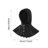 Maxbell Cooling Hoodie Towel Breathable Fashion Wrap for Running Cycling Hiking Black