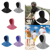 Maxbell Cooling Hoodie Towel Breathable Fashion Wrap for Running Cycling Hiking Black