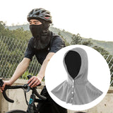 Maxbell Cooling Hoodie Towel Breathable Fashion Wrap for Running Cycling Hiking Gray
