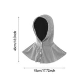 Maxbell Cooling Hoodie Towel Breathable Fashion Wrap for Running Cycling Hiking Gray