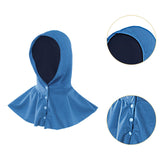 Maxbell Cooling Hoodie Towel Breathable Fashion Wrap for Running Cycling Hiking Blue