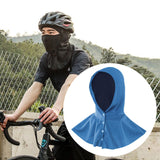 Maxbell Cooling Hoodie Towel Breathable Fashion Wrap for Running Cycling Hiking Blue