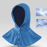 Maxbell Cooling Hoodie Towel Breathable Fashion Wrap for Running Cycling Hiking Blue