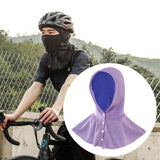 Maxbell Cooling Hoodie Towel Breathable Fashion Wrap for Running Cycling Hiking Purple