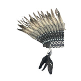 Maxbell Indian Hat Artificial Feather Headdress Decor for Performance Party Carnival