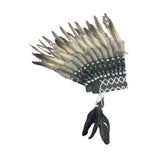 Maxbell Indian Hat Artificial Feather Headdress Decor for Performance Party Carnival