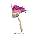 Maxbell Chief Indian Headdress Artificial Feather Hat for Show Role Playing Festival