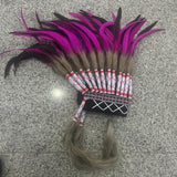 Maxbell Chief Indian Headdress Artificial Feather Hat for Show Role Playing Festival