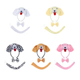 Maxbell Animal Headband Tail Bowtie Set Party Cosplay Prop for Dress up White