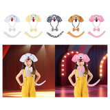 Maxbell Animal Headband Tail Bowtie Set Party Cosplay Prop for Dress up White
