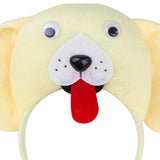 Maxbell Animal Headband Tail Bowtie Set Party Cosplay Prop for Dress up Light Yellow