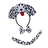 Maxbell Animal Headband Tail Bowtie Set Party Cosplay Prop for Dress up Spotted