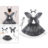 Maxbell Tutu Skirt Set Cosplay Wing Rod for Stage Performance Holiday Birthday Party