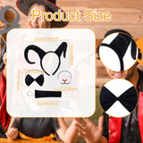 Maxbell Antelope Horns Headband Unique Hair Band for Carnival Masquerade Theme Party Black