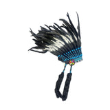 Maxbell Feather Headdress Adults Halloween Stage Performance Indian Native Headdress