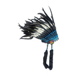 Maxbell Feather Headdress Adults Halloween Stage Performance Indian Native Headdress