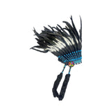 Maxbell Feather Headdress Adults Halloween Stage Performance Indian Native Headdress