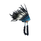 Maxbell Feather Headdress Adults Halloween Stage Performance Indian Native Headdress