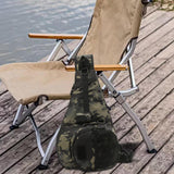 Maxbell Outdoor Tackle Bag Organizer Gift Fishing Fanny Pack for Fishing Travel Work Green