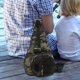 Maxbell Outdoor Tackle Bag Organizer Gift Fishing Fanny Pack for Fishing Travel Work Green