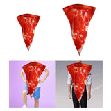 Maxbell Pizza Costume Props Halloween Outfit for Themed Parties Festivities Carnival Length 71cm