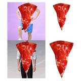 Maxbell Pizza Costume Props Halloween Outfit for Themed Parties Festivities Carnival Length 71cm