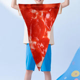 Maxbell Pizza Costume Props Halloween Outfit for Themed Parties Festivities Carnival Length 71cm