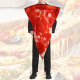 Maxbell Pizza Costume Props Halloween Outfit for Themed Parties Festivities Carnival Length 71cm