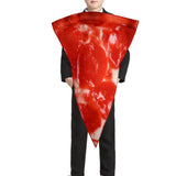 Maxbell Pizza Costume Props Halloween Outfit for Themed Parties Festivities Carnival Length 71cm