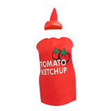 Maxbell Ketchups Bottle Costume Halloween Costume for Halloween Carnival Theme Party