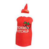 Maxbell Ketchups Bottle Costume Halloween Costume for Halloween Carnival Theme Party