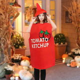 Maxbell Ketchups Bottle Costume Halloween Costume for Halloween Carnival Theme Party