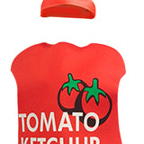Maxbell Ketchups Bottle Costume Halloween Costume for Halloween Carnival Theme Party