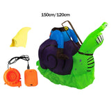 Maxbell Inflatable Costume Ride Snail Blow up Costume for Stage Performance Festival Adults