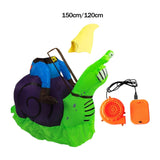 Maxbell Inflatable Costume Ride Snail Blow up Costume for Stage Performance Festival Adults