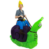 Maxbell Inflatable Costume Ride Snail Blow up Costume for Stage Performance Festival Adults